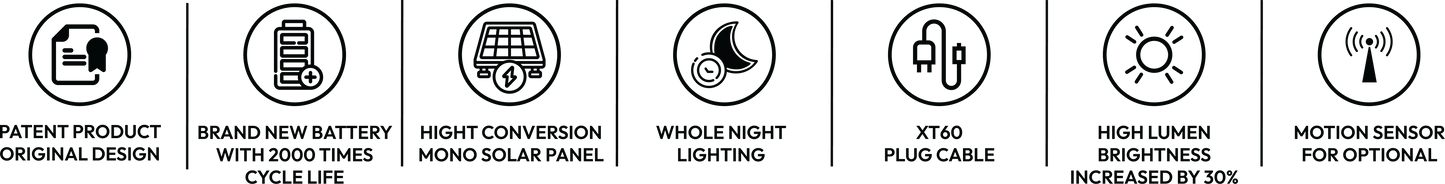 ROVOLT LED Solar Flood Light 100W