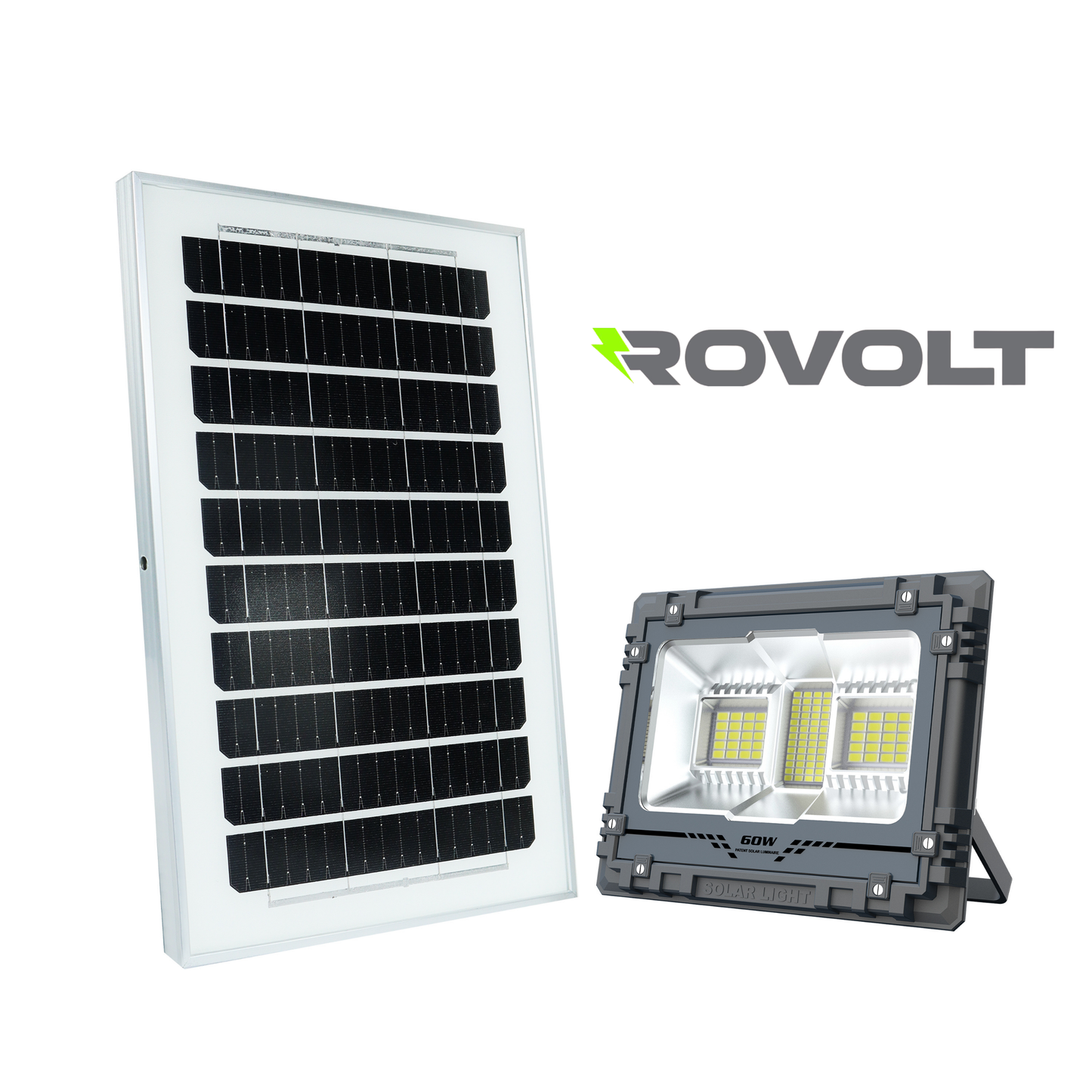 ROVOLT LED Solar Flood Light 100W