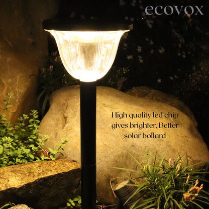 Ecovox 200 Watts LED Solar Diamond Lawn Light Ground Type