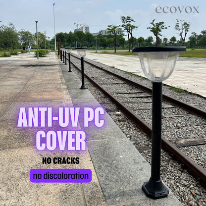 Ecovox 200 Watts LED Solar Diamond Lawn Light Ground Type