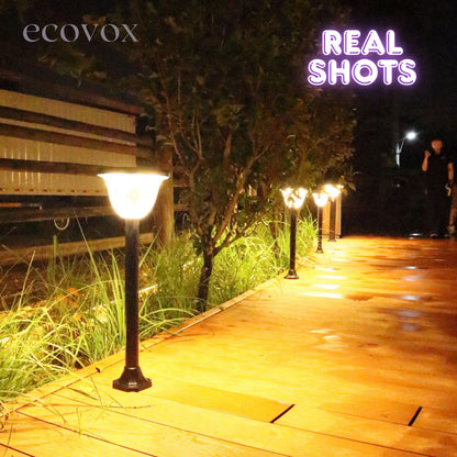 Ecovox 200 Watts LED Solar Diamond Lawn Light Ground Type