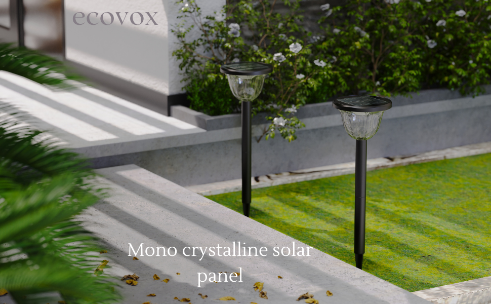 Ecovox 200 Watts LED Solar Diamond Lawn Light Ground Type