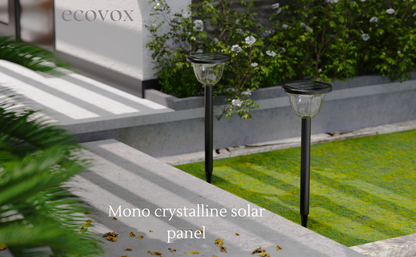 Ecovox 200 Watts LED Solar Diamond Lawn Light Ground Type