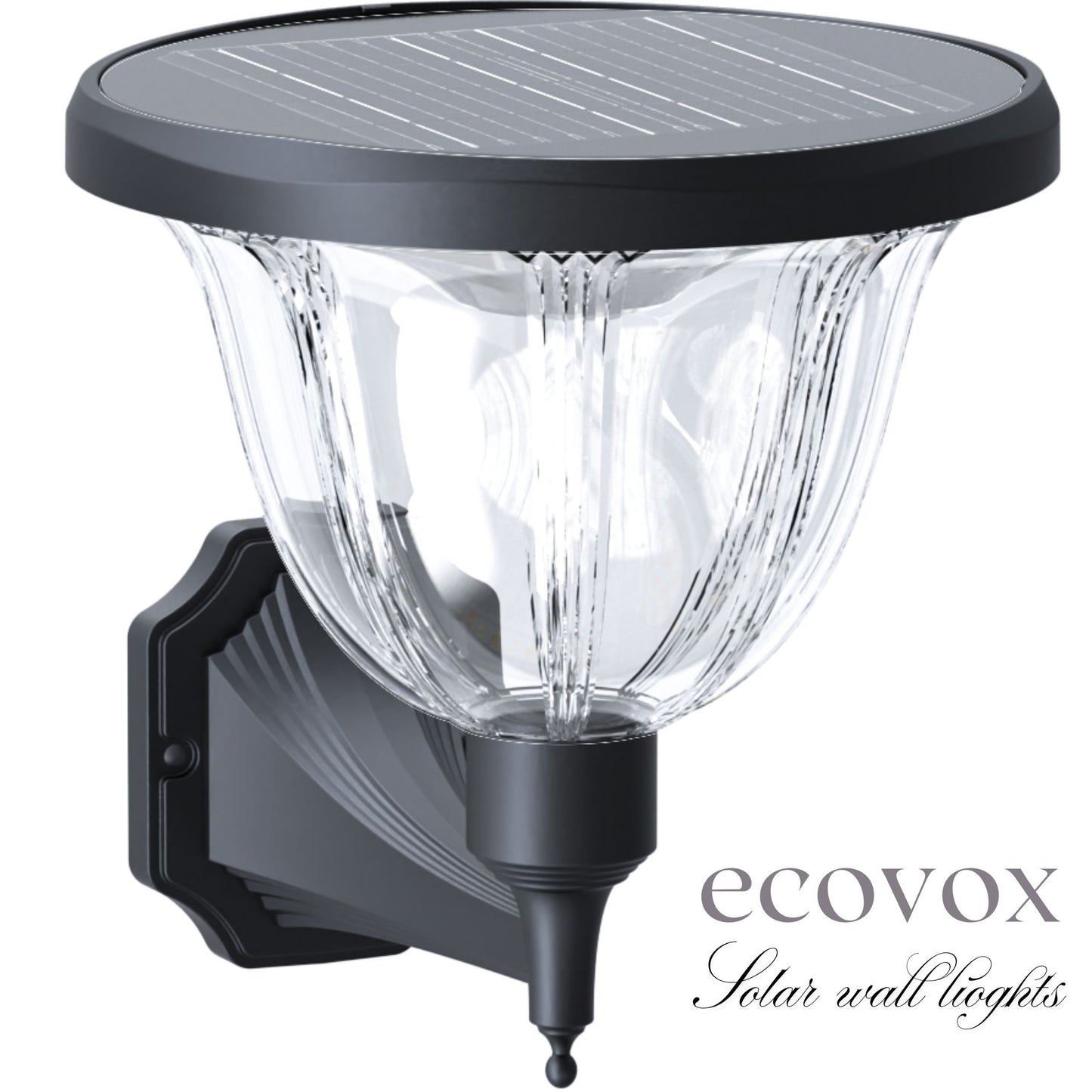 ECOVOX 200W LED Solar Daimond Lawn Light Wall Type
