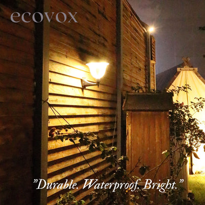 ECOVOX 200W LED Solar Daimond Lawn Light Wall Type