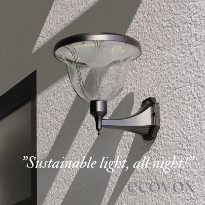 ECOVOX 200W LED Solar Daimond Lawn Light Wall Type