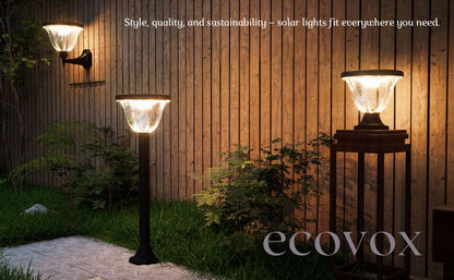 ECOVOX 200W LED Solar Daimond Lawn Light Wall Type